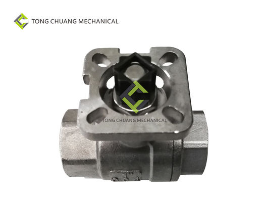 Q641F कंक्रीट बैचिंग प्लांट पार्ट्स आंतरिक थ्रेड के साथ वायवीय गेंद वाल्व