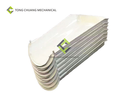 अनुकूलन योग्य कंक्रीट ट्रक मिक्सर पार्ट्स 10-16 स्क्वायर अनलोडिंग कंक्रीट मिक्सर चूट