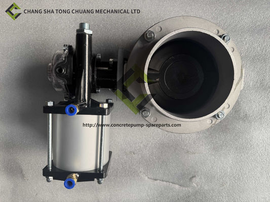 कंक्रीट मिश्रण संयंत्र के फिटिंग का एकल फ्लैंज वायवीय तितली वाल्व V1FS150GBN